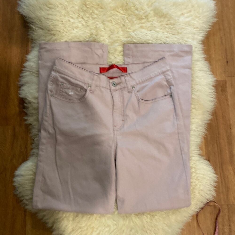 Gloria Vanderbilt Straight Leg Light Purple Women’s Jeans Sz 6 Cotton Denim